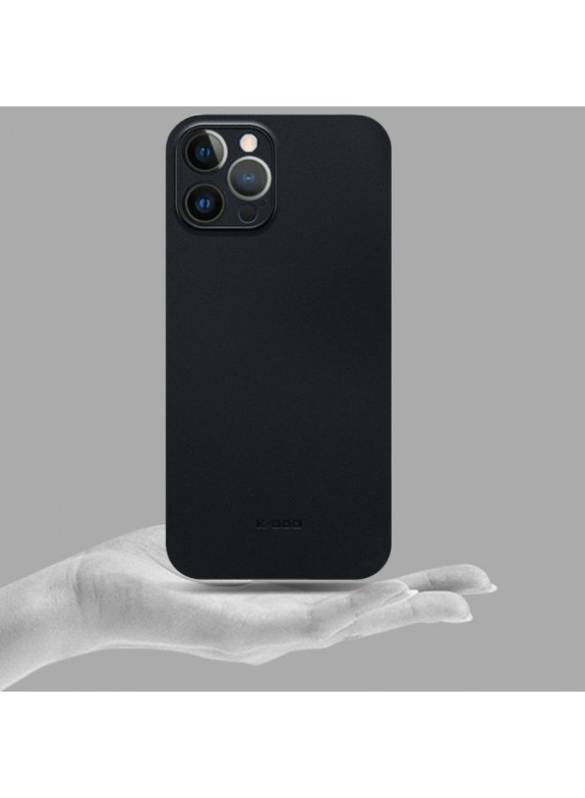 K-Doo غطاء خلفي رفيع للغاية من Air Skin لهاتف iPhone 13 Pro Max بغطاء خلفي غير لامع ومضاد للانزلاق وتغطية كاملة باللون الأزرق - Image 4